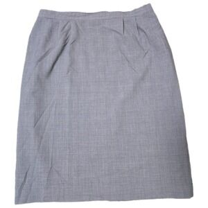 Womens Glen Plaid Skirt Plus Size 18W Career Business Work Office Pencil‎ (J)